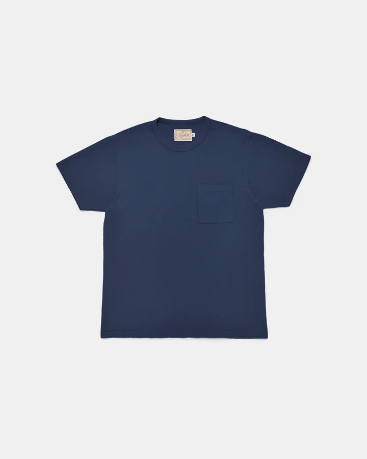 Front of Dehen 1920 Heavy Duty Pocket Tee - Navy