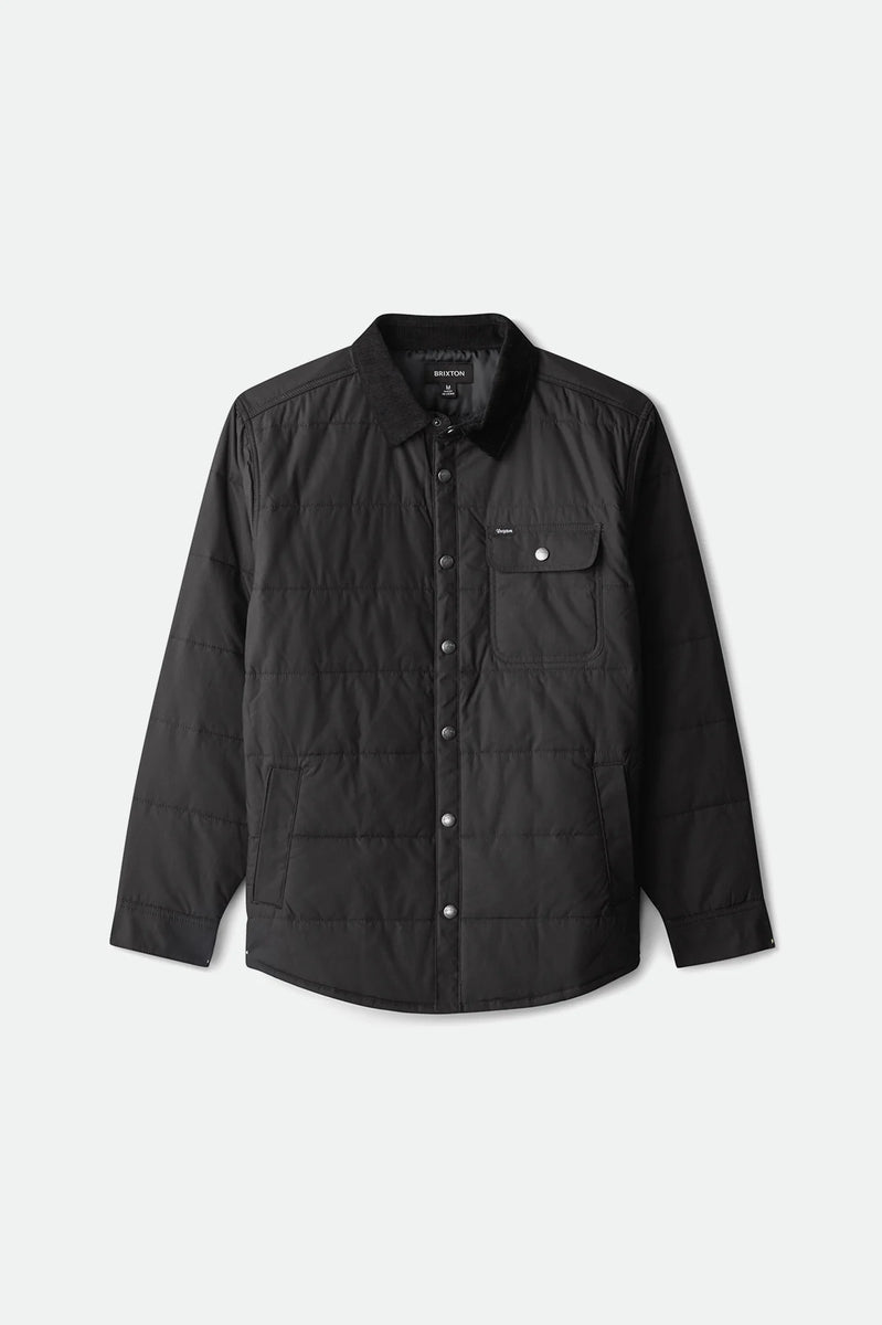 Brixton Men's Cass Jacket Black Railcar Fine Goods