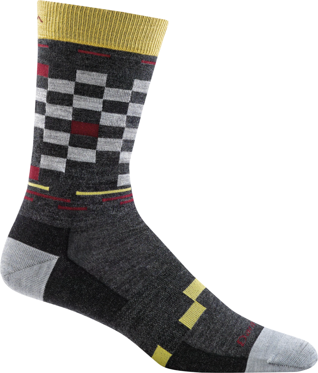 Darn Tough Derby Crew Lightweight - Charcoal