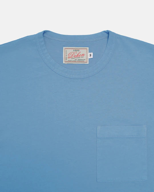 Dehen 1920 Heavy Duty Pocket Tee - Bluebird