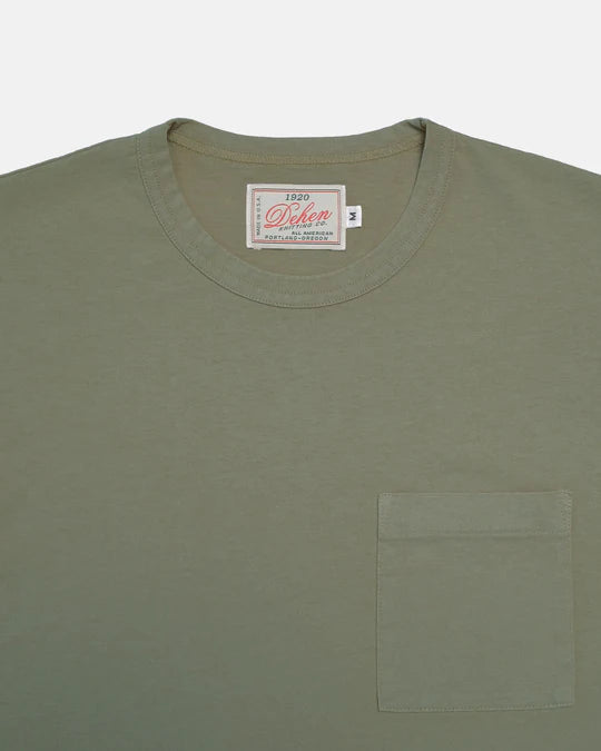 Dehen 1920 Heavy Duty Pocket Tee - Fatigue