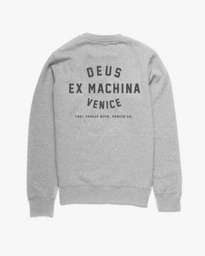Deus Ex Machina Venice Address Crew/Grey Marle