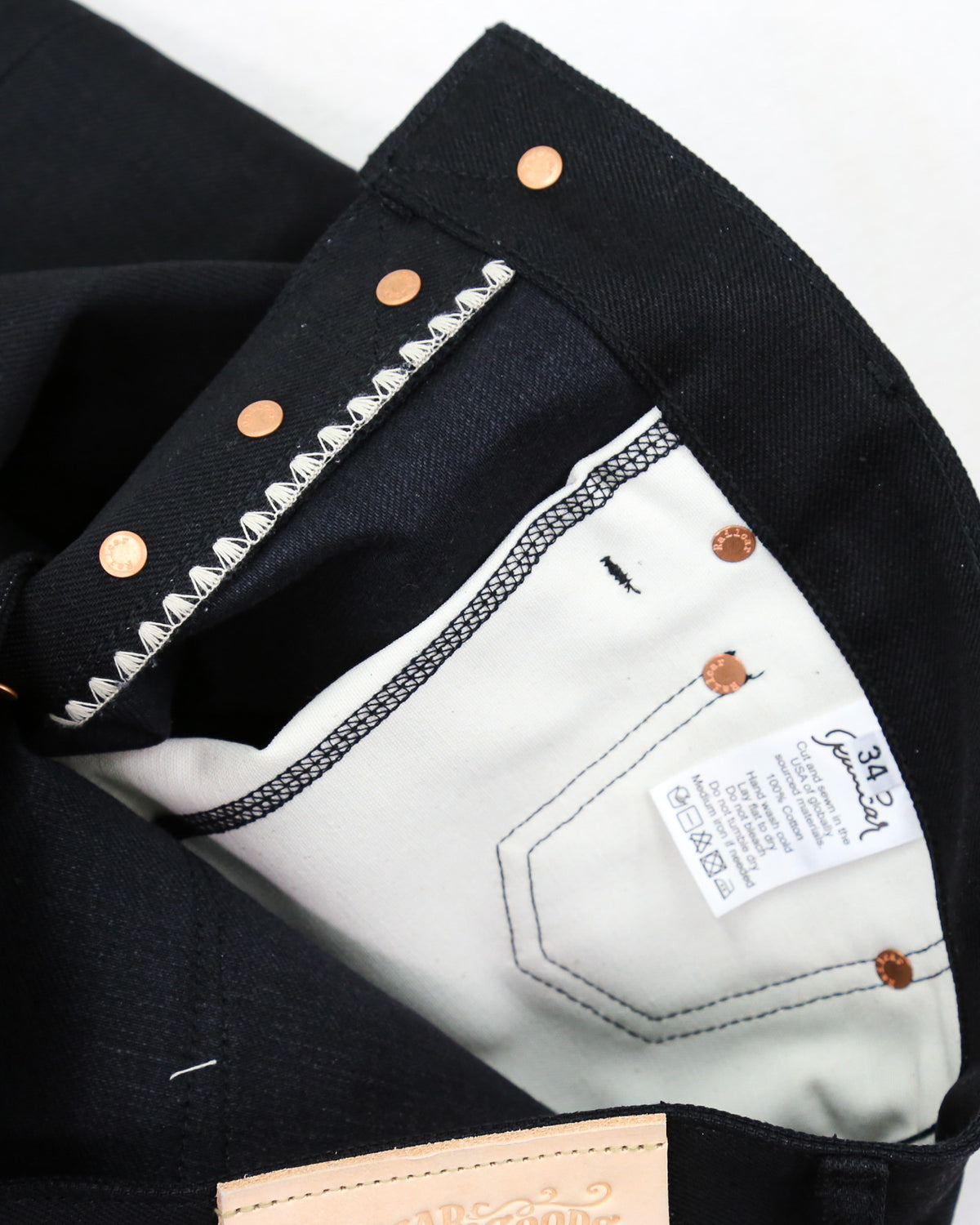 X133 Double Black Raw Denim