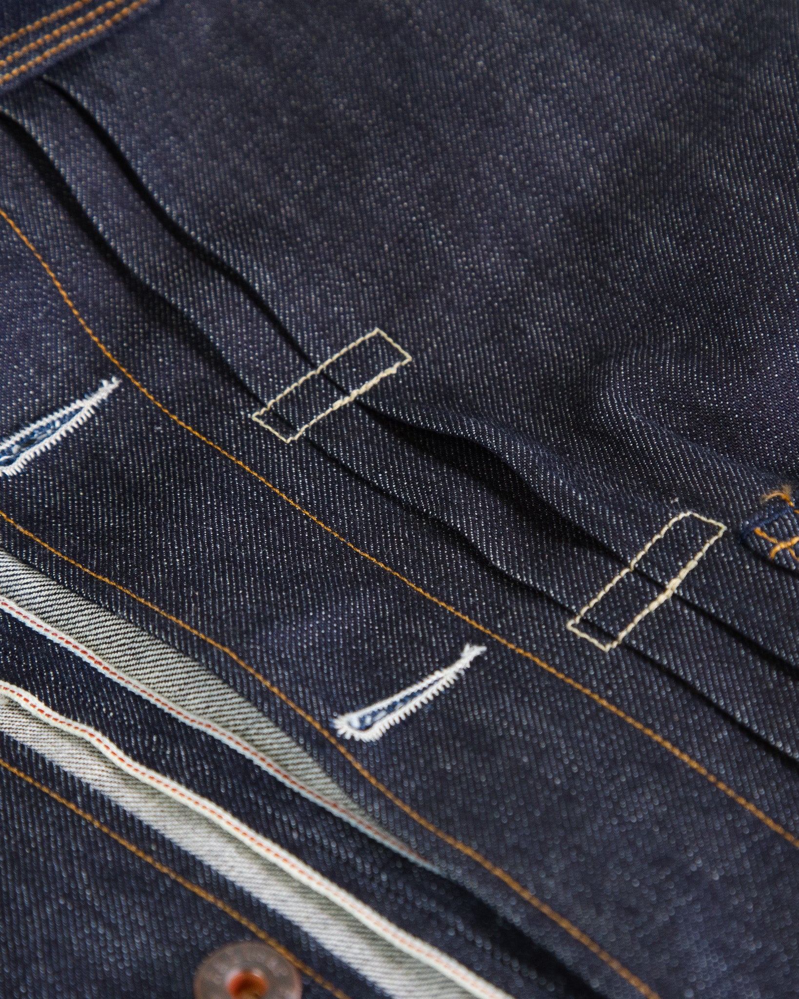 Pleat Detail of Railcar Black Invader Type 1 Jacket