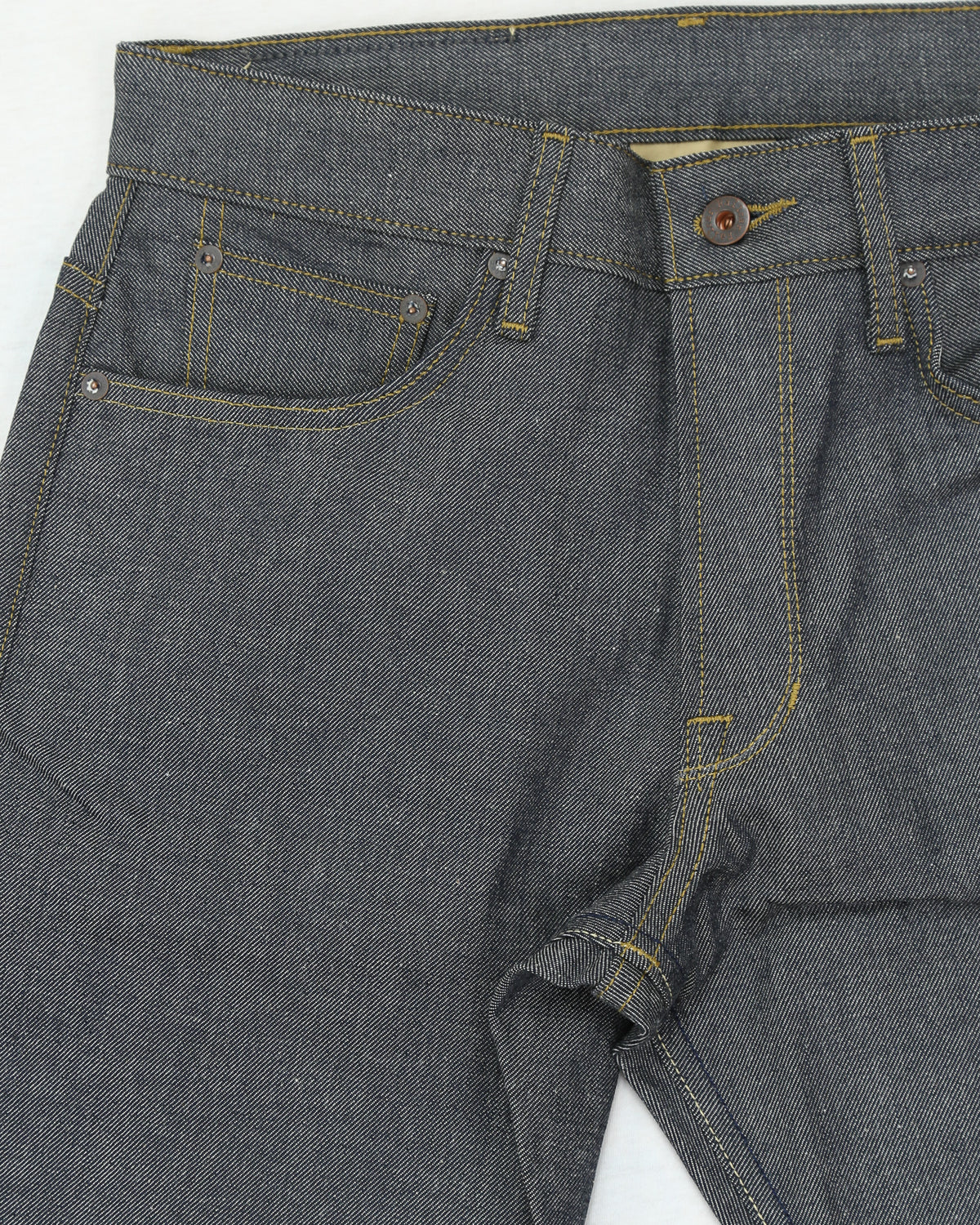 Rebels X102 Stretch Modern Straight Leg Candiani Gray Warp White Weft Selvedge