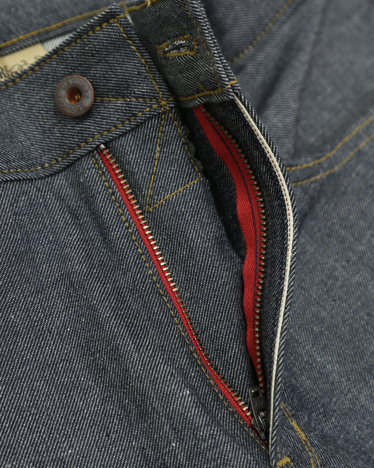 Rebels X102 Stretch Modern Straight Leg Candiani Gray Warp White Weft Selvedge