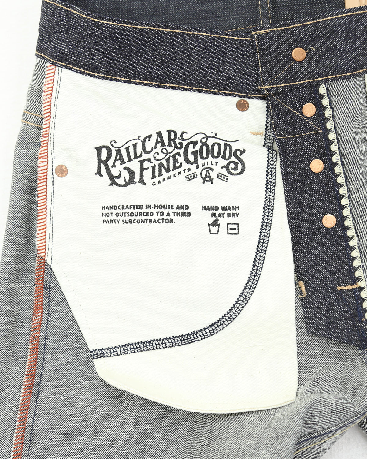 Rebels Kurabo Mills Modern Straight Leg 11.5 Oz Japanese Slub Denim