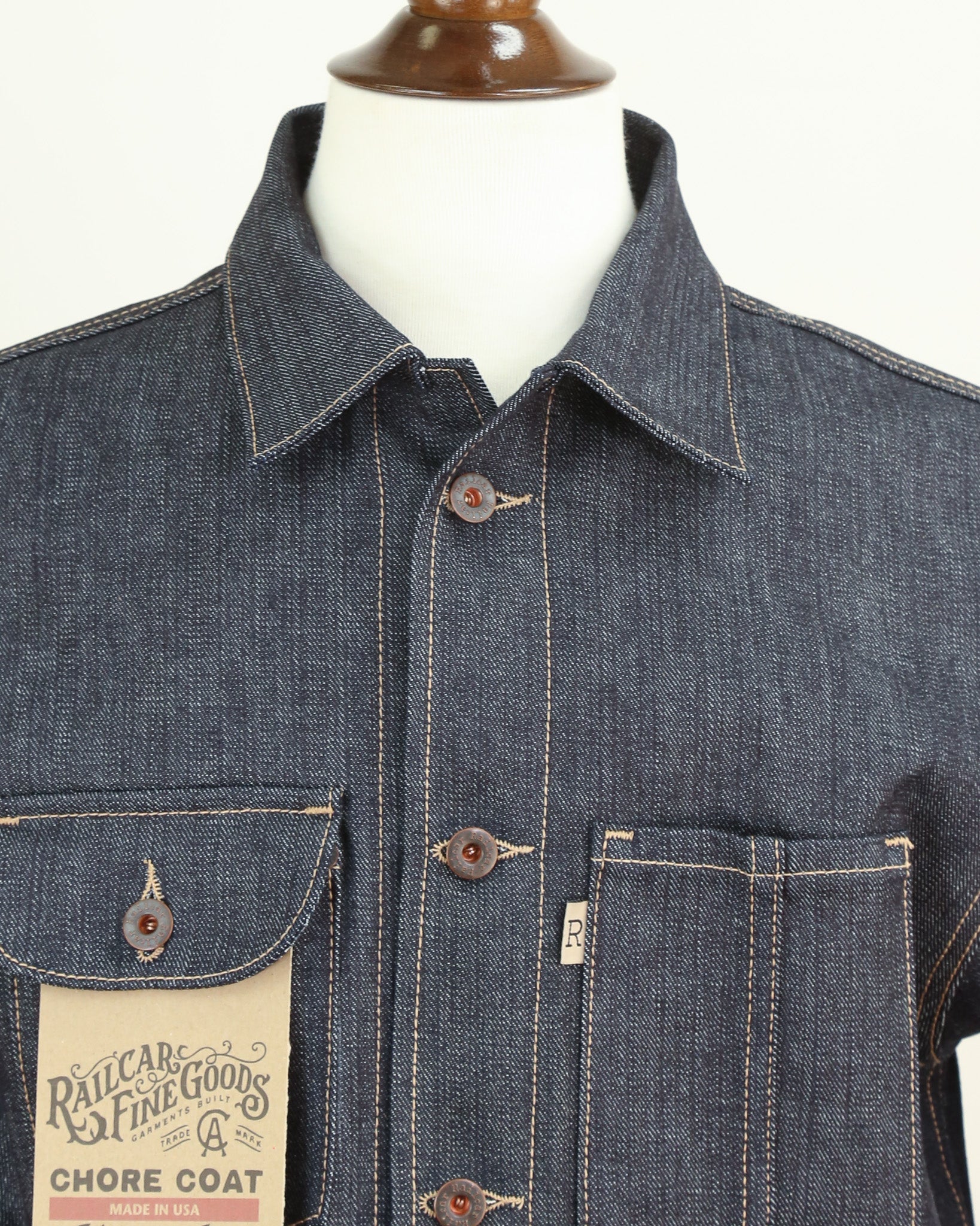 Chore Coat Kurabo 11.5 Oz Japanese Denim