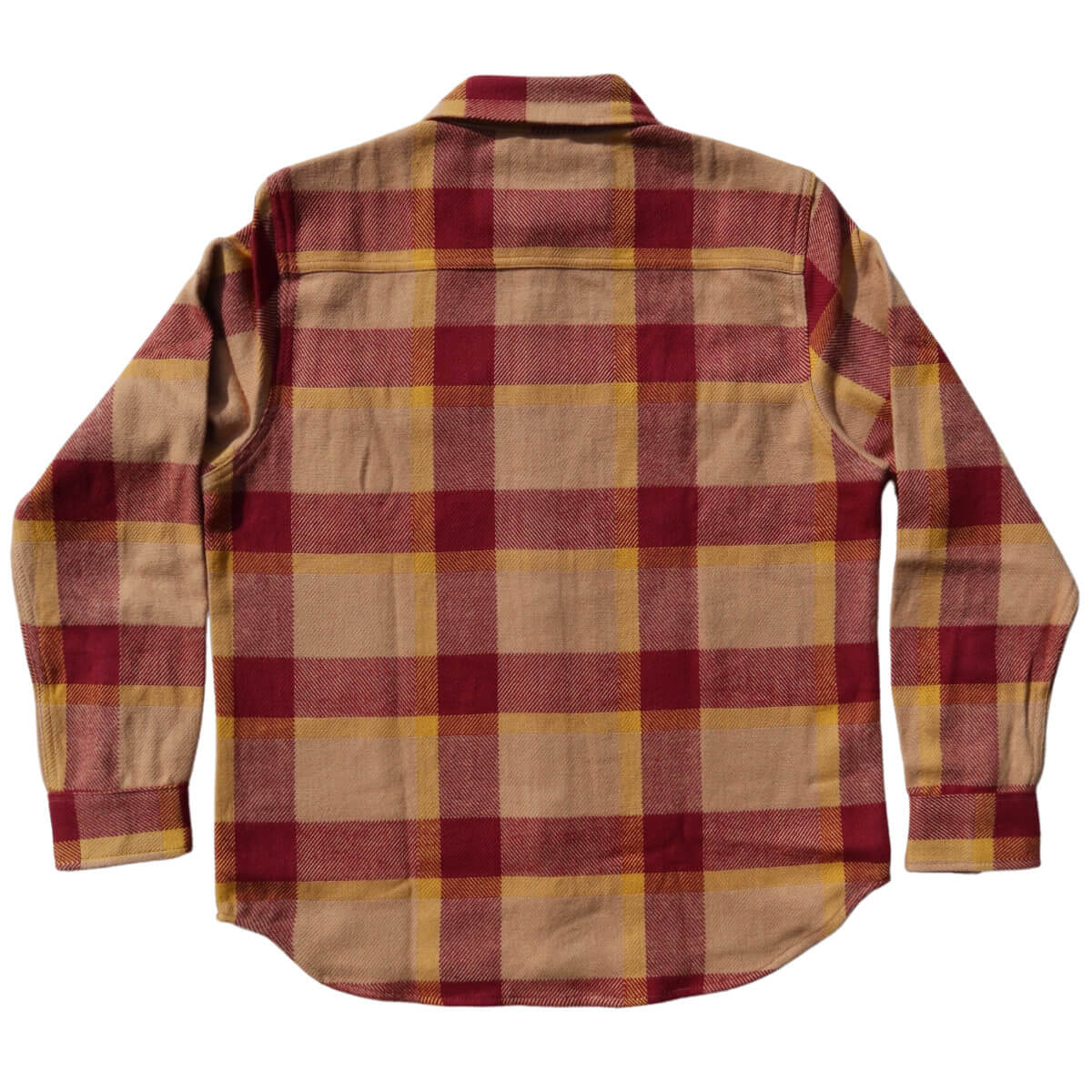 Back of Iron & Resin Men's Conejo Shirt Twill- Red
