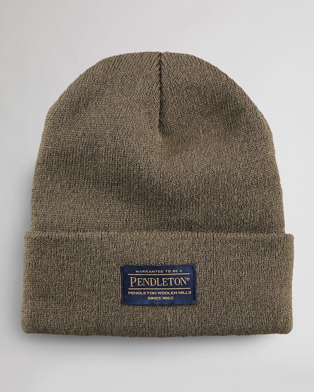Front of Pendleton Olive Beanie