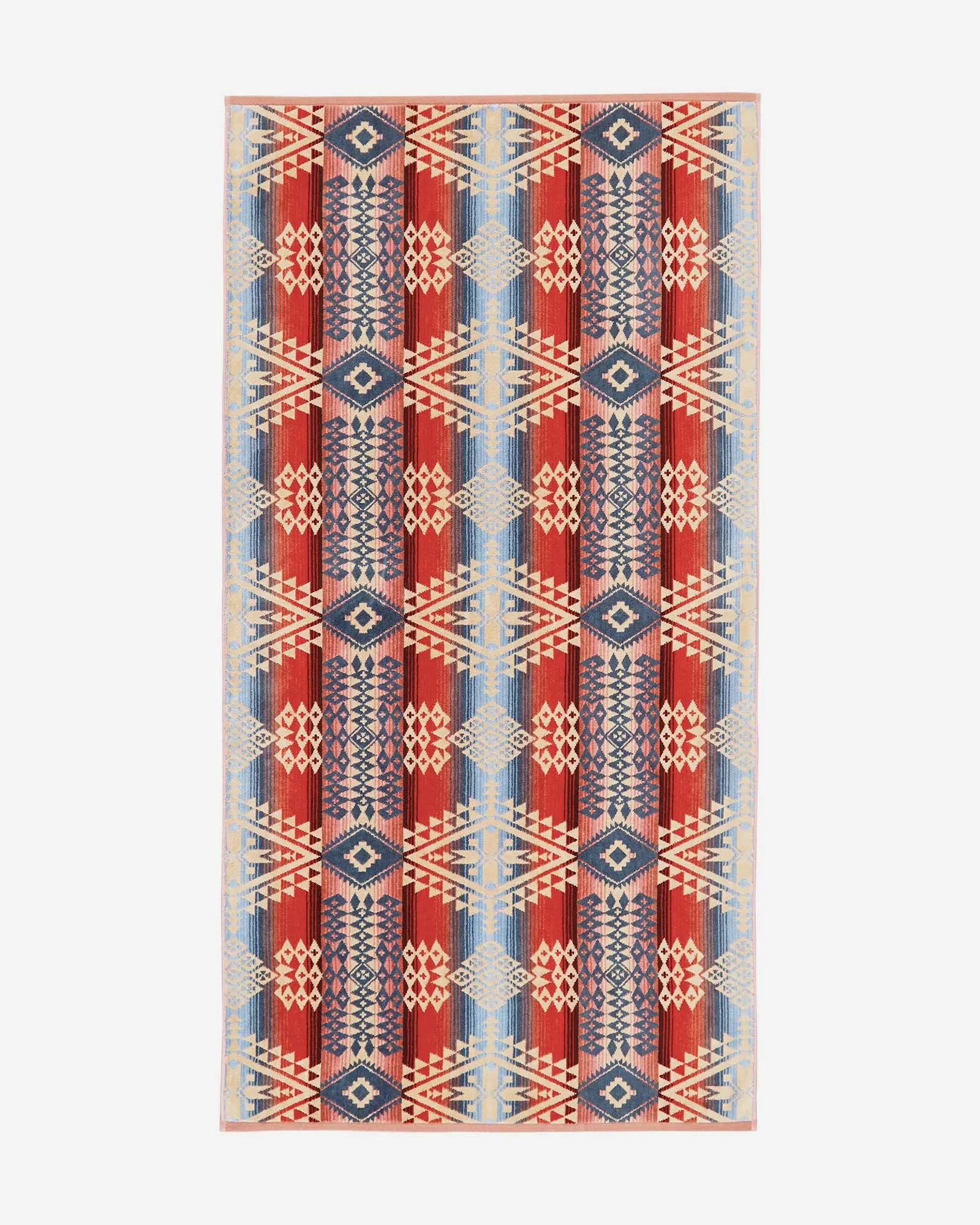 Pendleton Chief Joseph Iconic Jacquard Southwestern Geometric Pattern Hand Towels -Canyonlands Desert Sky