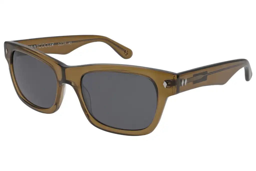 Tres Noir Waycooler (Transparent Brown - Smoke Lens)