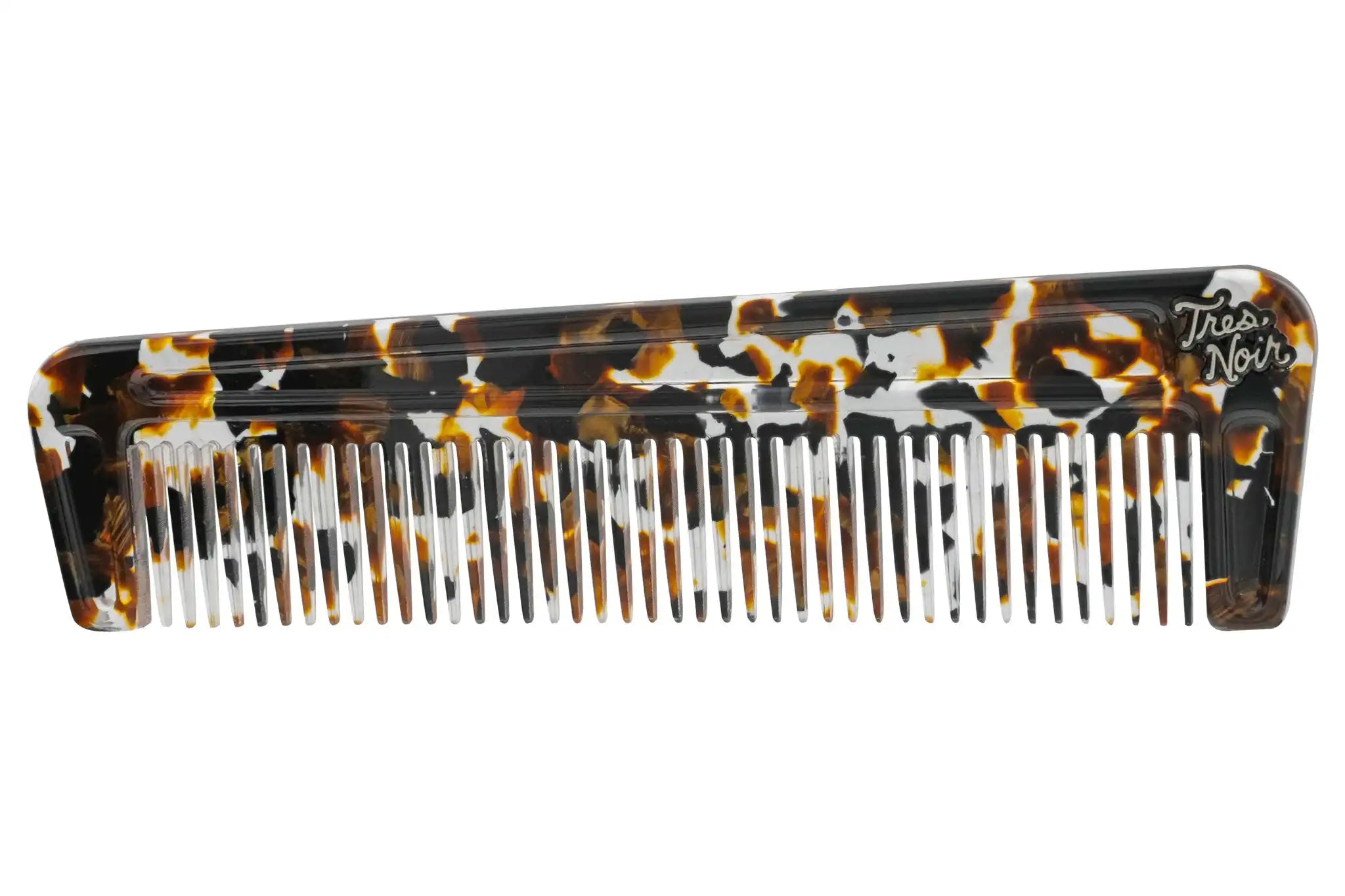 Close Up of Tres Noir Pocket Comb - Monarch