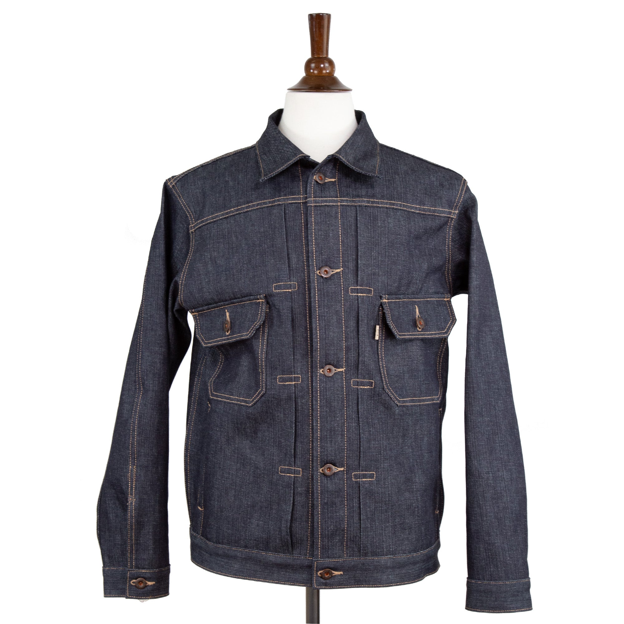 Front of Type 2 Kurabo 11.5 Oz Japanese Denim Jacket