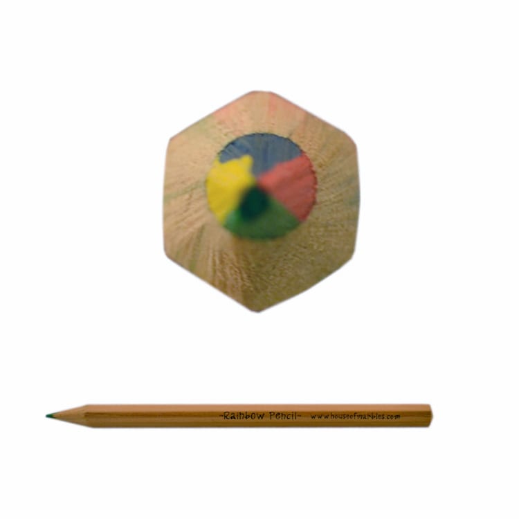 Wooden Rainbow Coloring Pencil