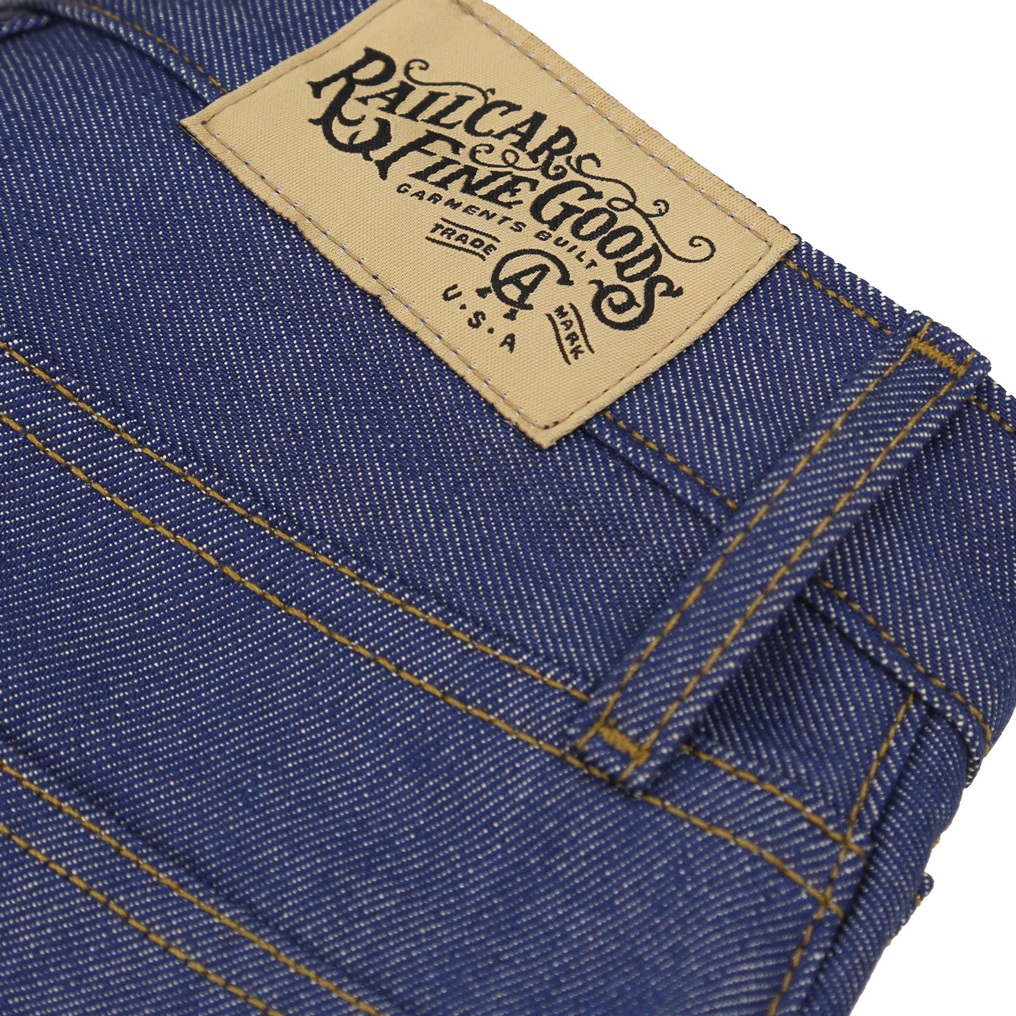 Drifter X089 Indigo Medium High Waist Straight Leg