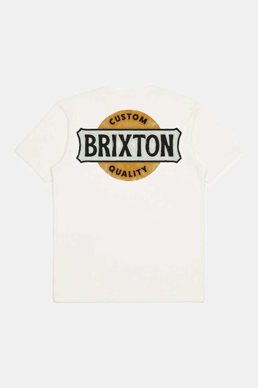 Back of Brixton Men's Wendall S/S Tailored T-Shirt