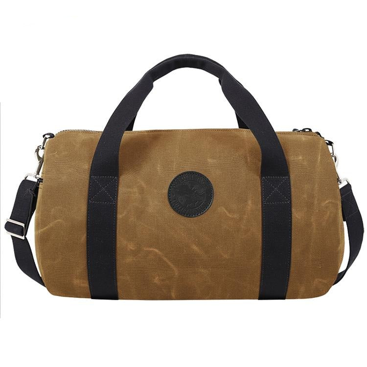 DULUTH PACK WAXED ZIPPERED ROUND DUFFEL BAG