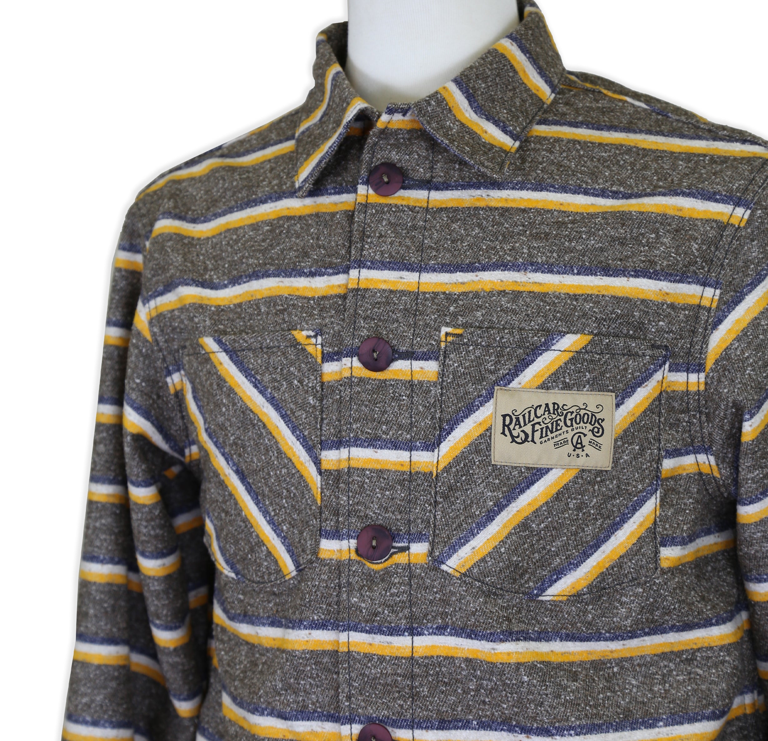 Impala Japanese Milled Stripe Cotton Flannel