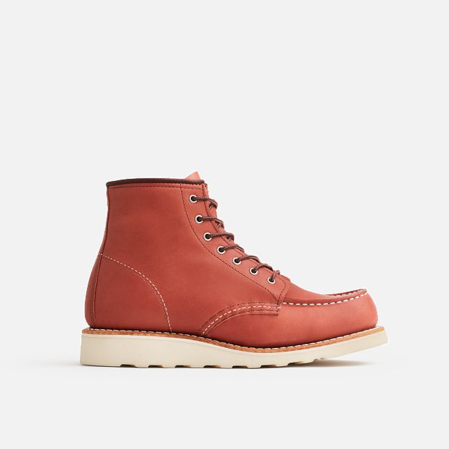 Red Wing Women's Classic Moc Short Boot in Auburn Legacy Leather