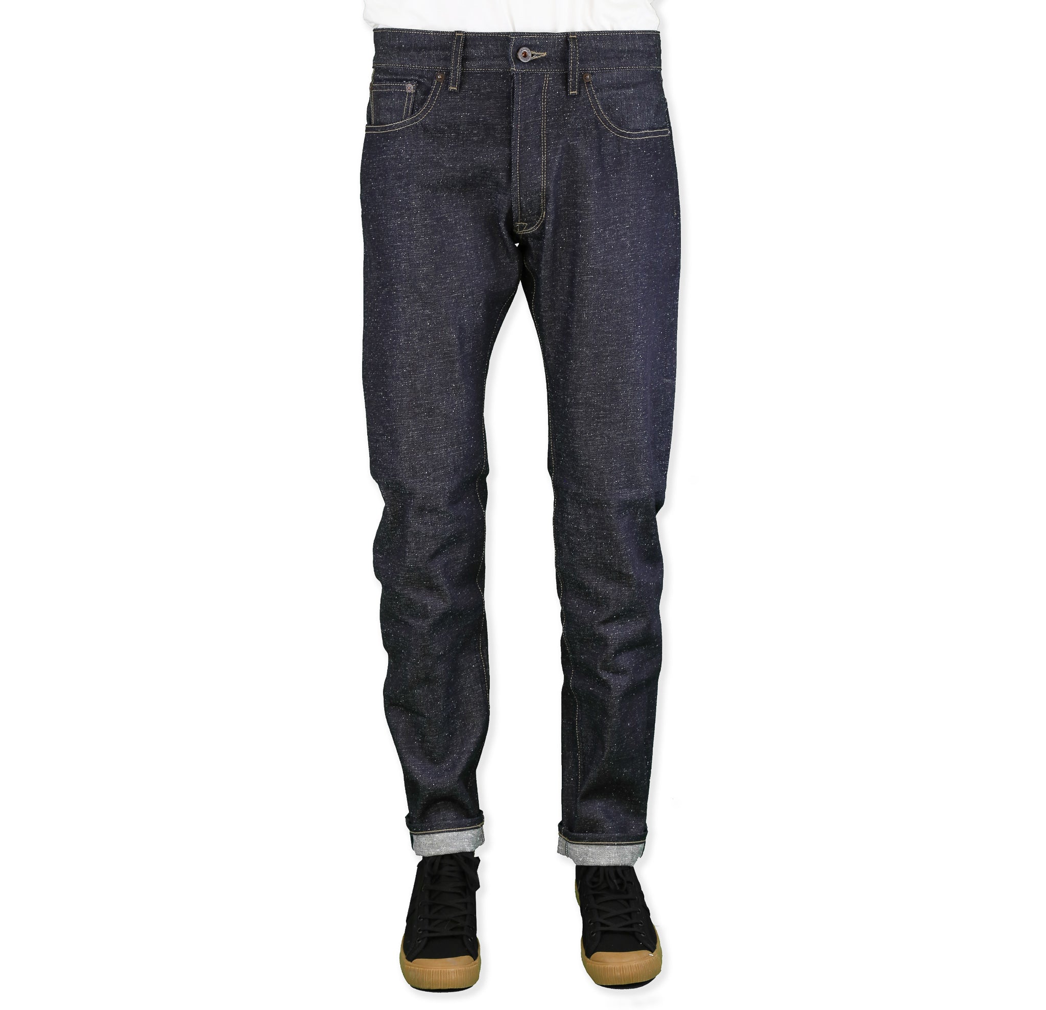 Spikes Taper Leg Japanese Nep Denim