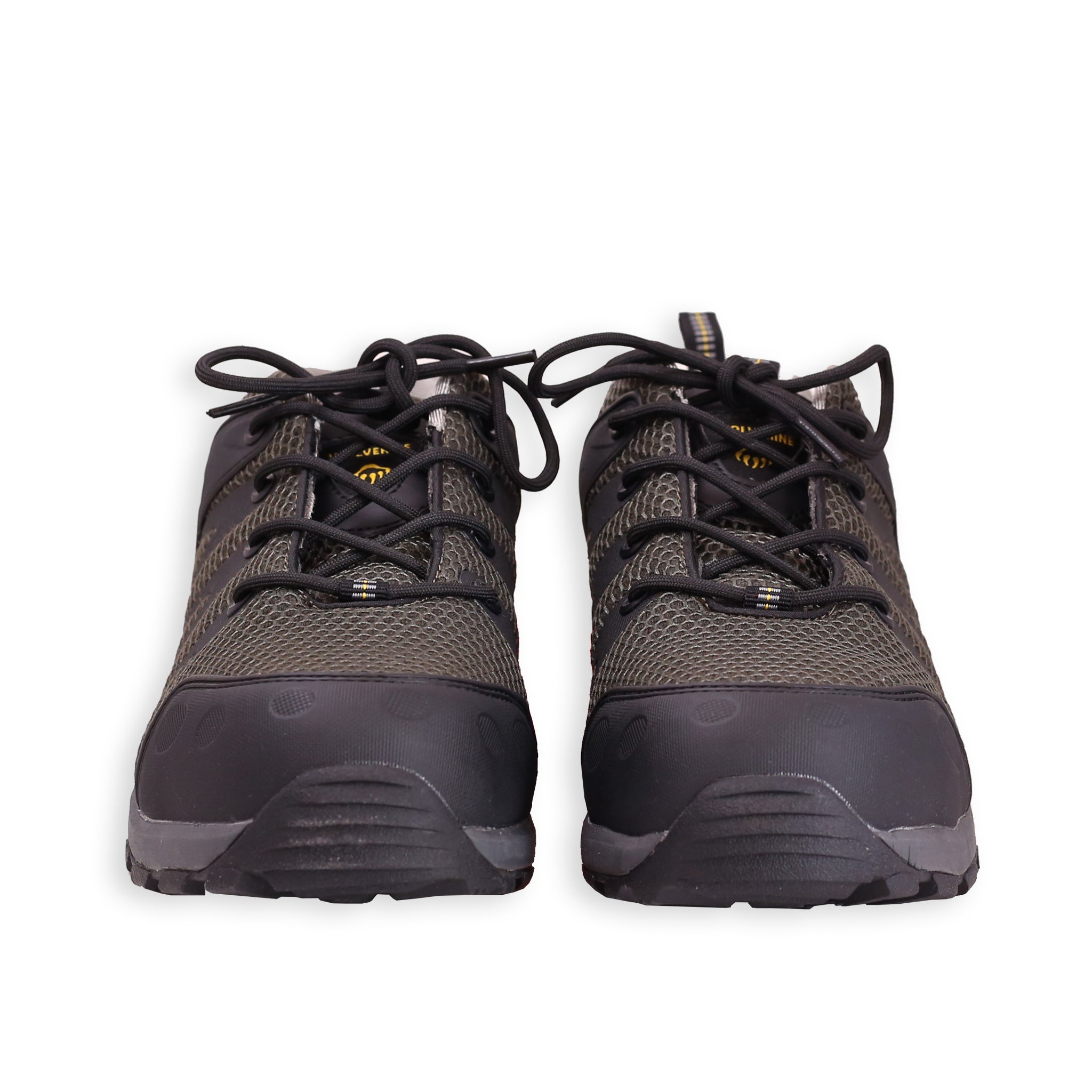 Front of WOLVERINE WORK AMHERST LOW CUT COMPOSITE TOE EH