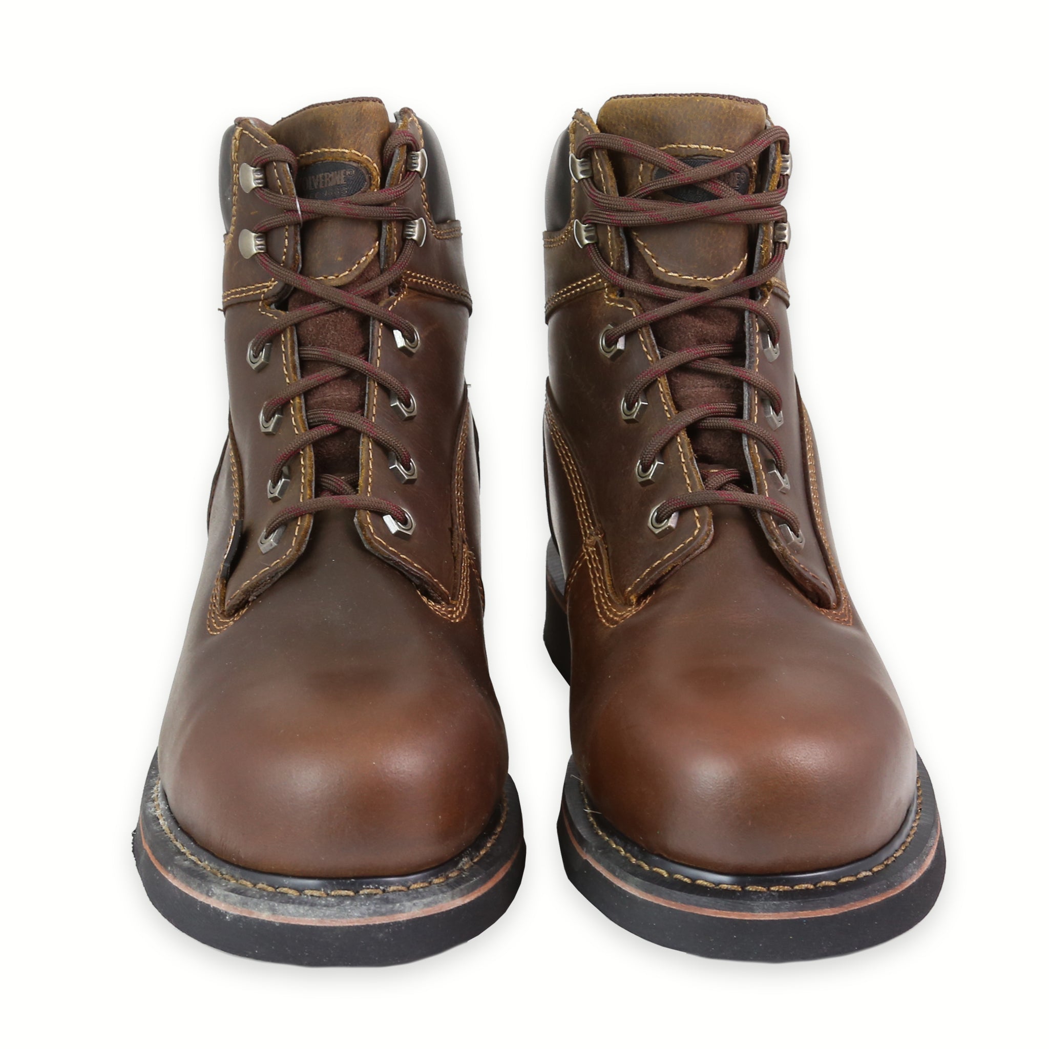 Front View of WOLVERINE WORK STEEL TOE DURASHOCK BREK