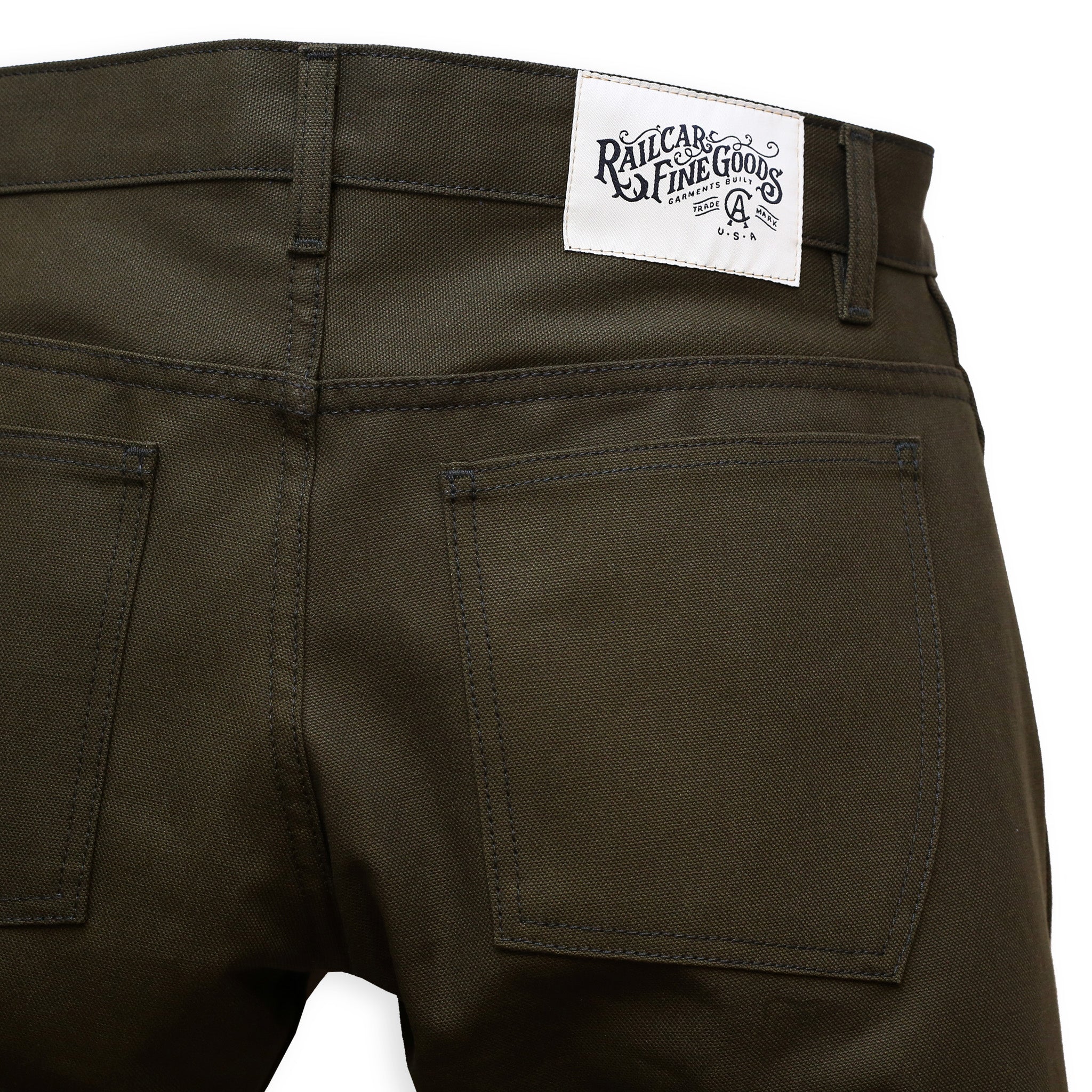 Station Trouser Seaweed Double Panel