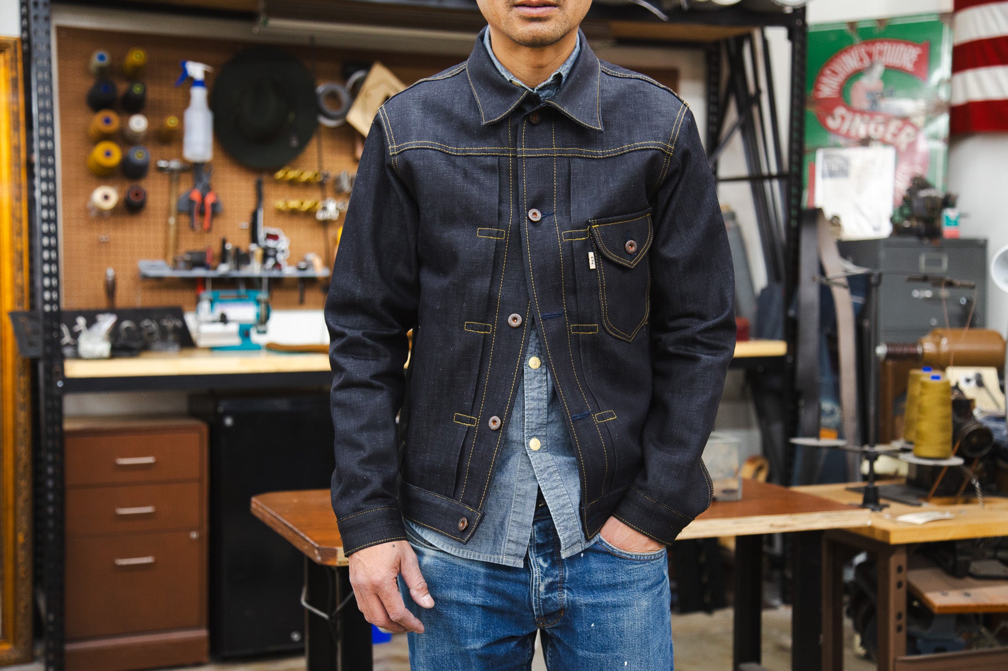 New Railcar Type 1 In Selvedge Denim