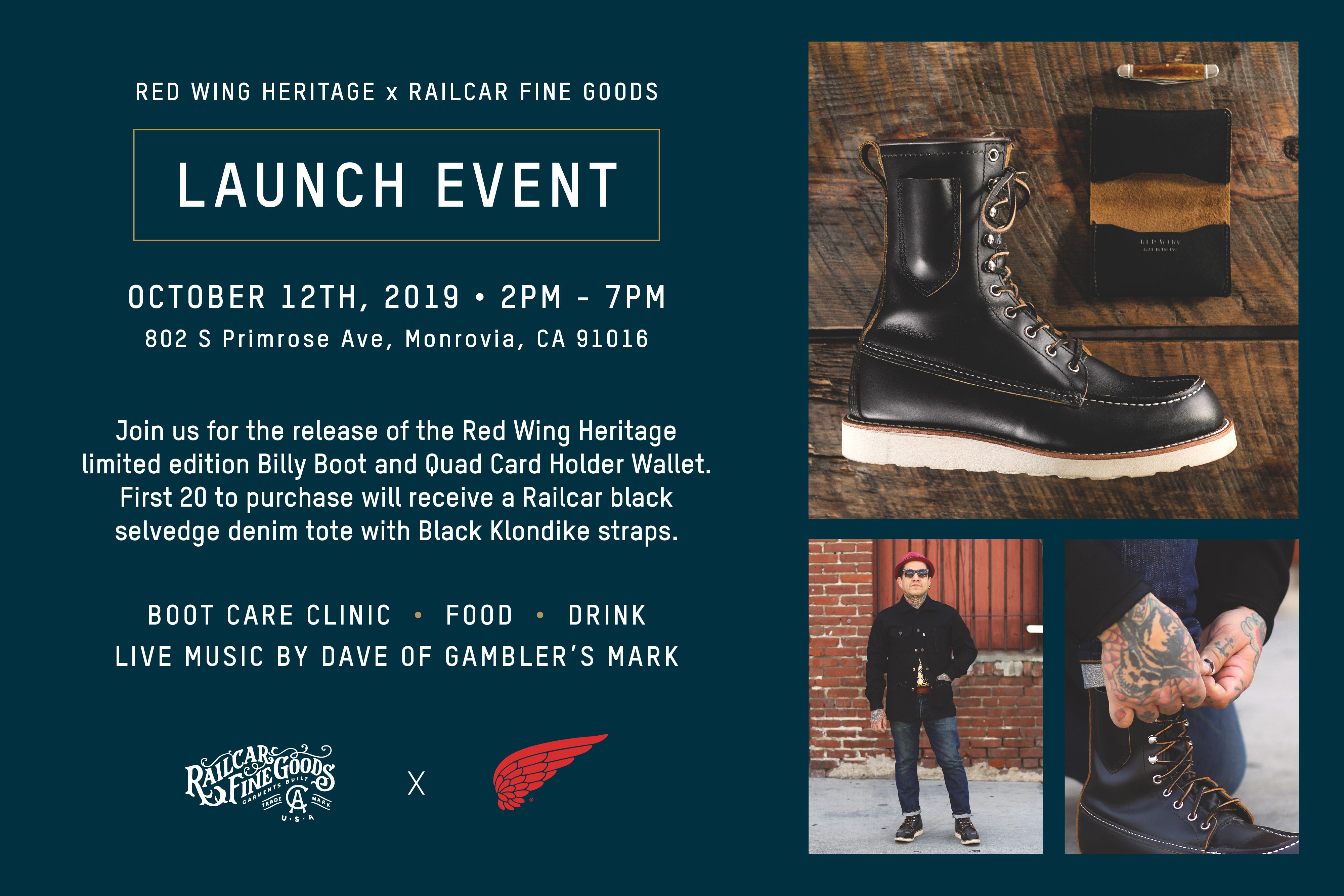 Railcar X Red Wing Event Saturday Oct 12th