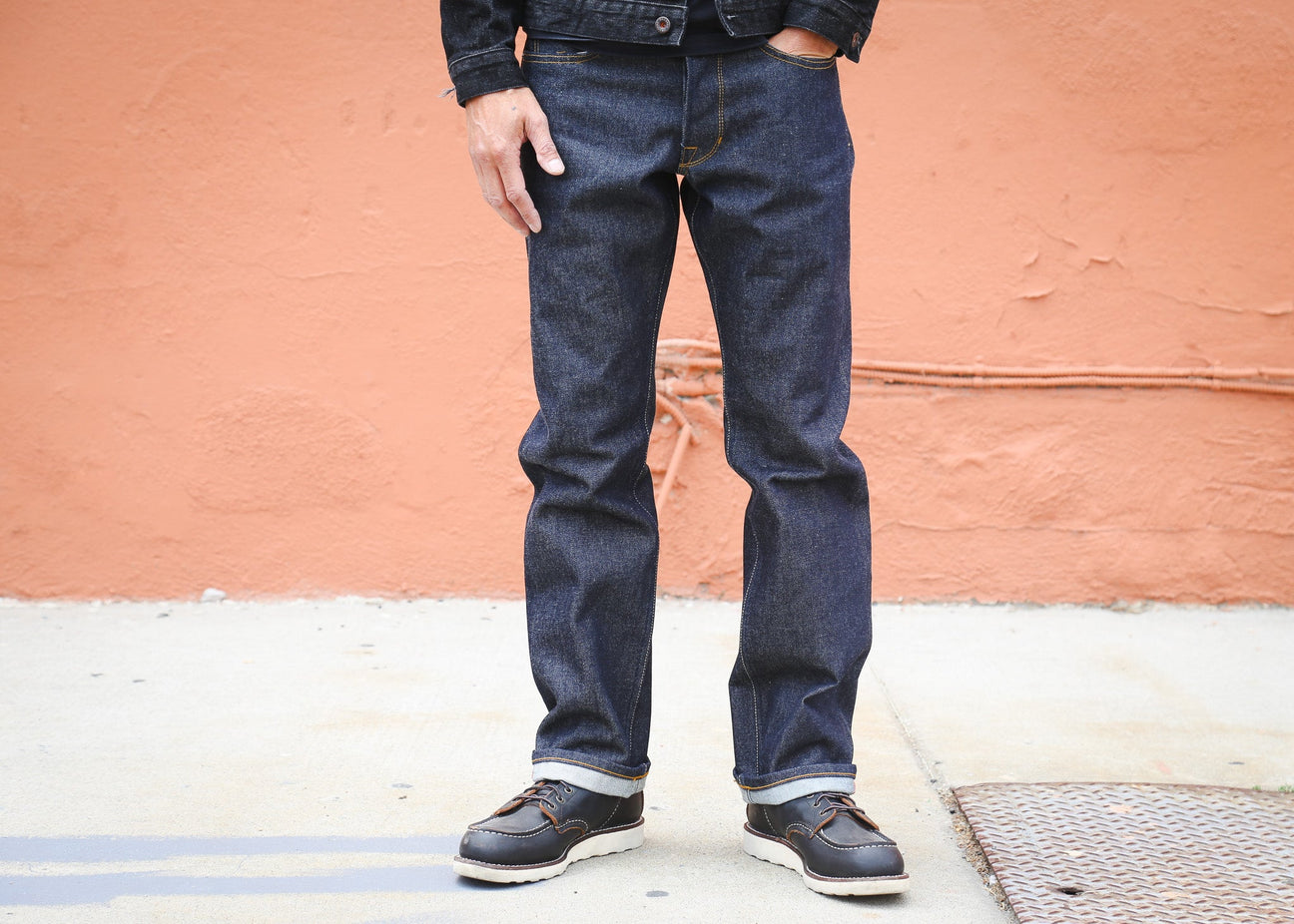 Rebels X079 Modern Straight Leg 13.5 Oz Pistachio Green Selvedge main image 0