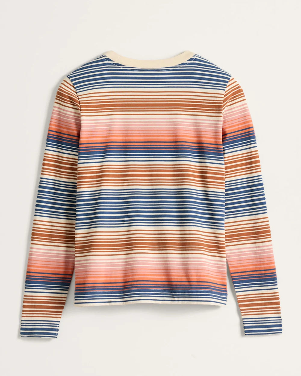 Back of Pendleton Women's Long-Sleeve Deschutes Tee Multi Stripe