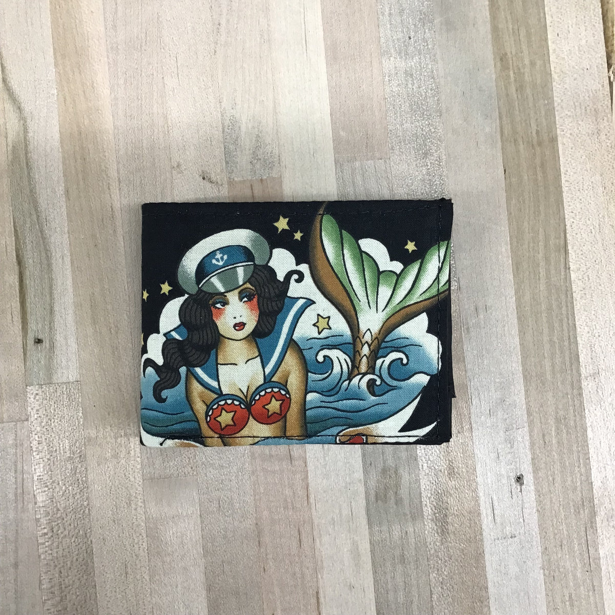 Small Wallet Black American Traditional