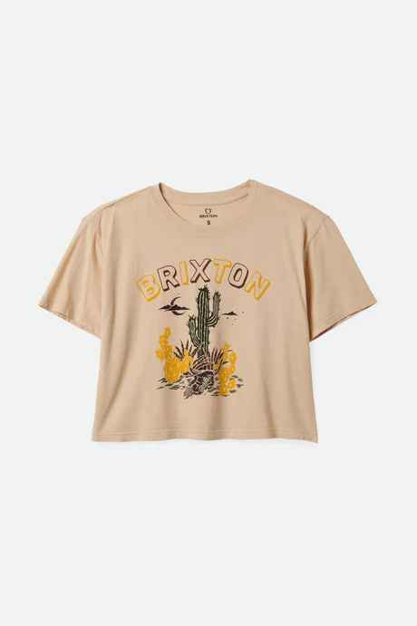 Cactus S S Boxy Tee Biscotti