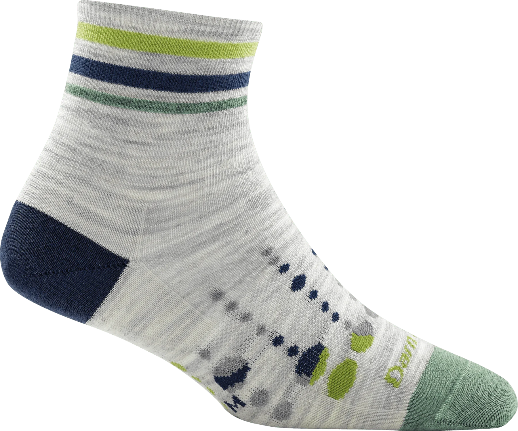 Darn Tough Bubbles Shorty Lightweight - Ash