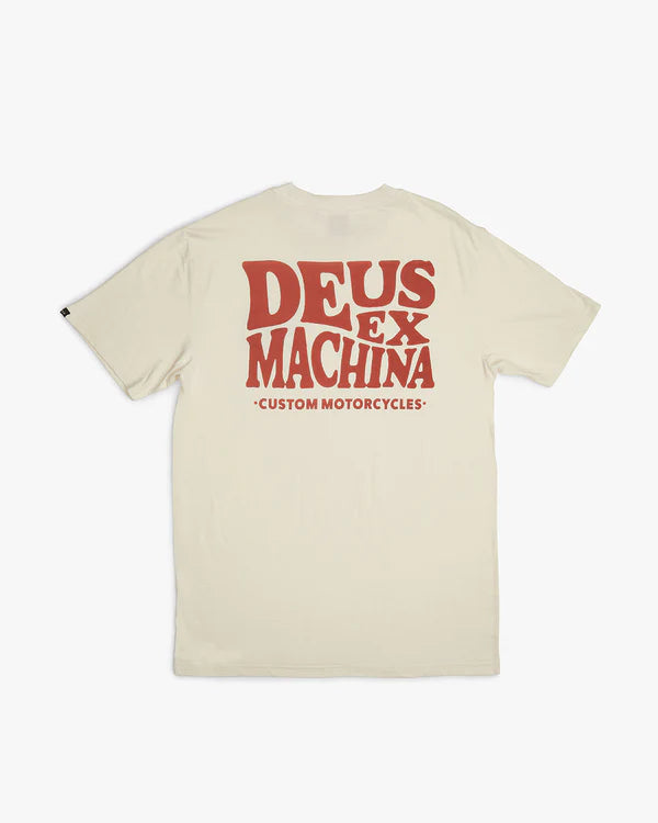 Deus Ex Machina County Tee/Vintage White – Railcar Fine Goods