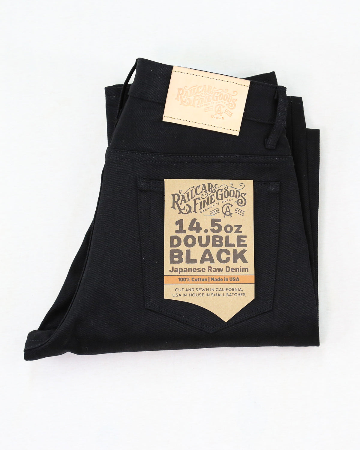 X133 Double Black Raw Denim