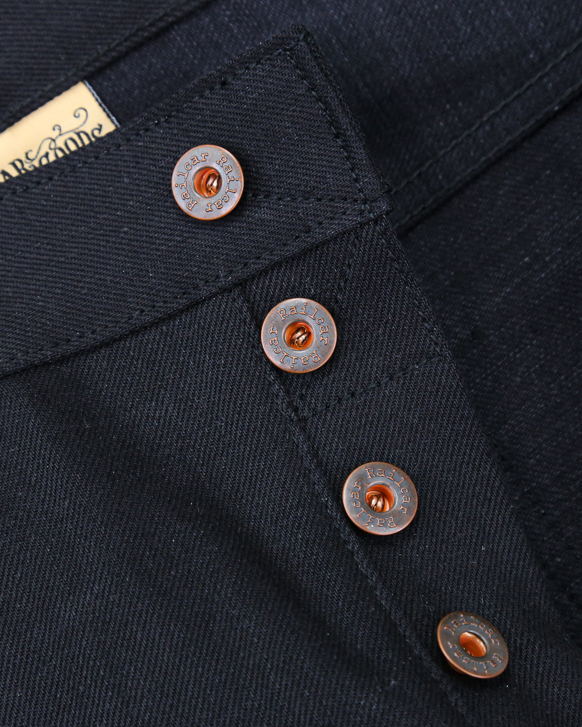 X133 Double Black Raw Denim