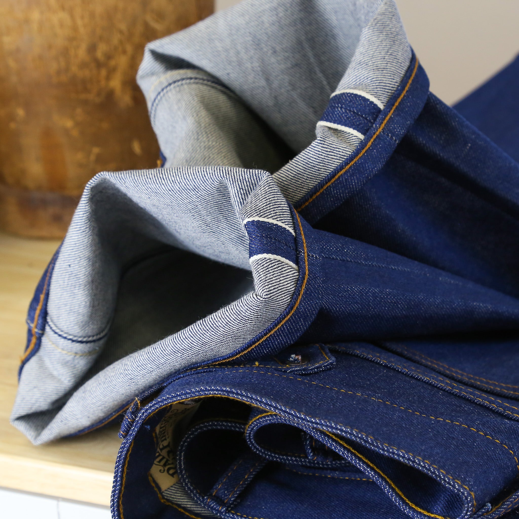 Blue 13oz Selvedge Denim Fabric