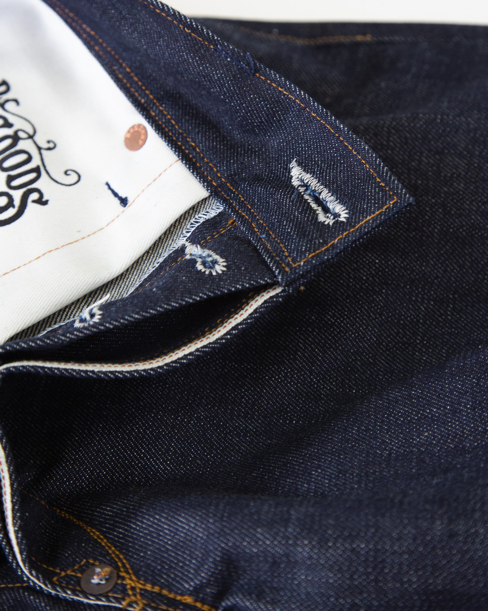 Interior Button Hole Detail of Railcar Black Lot 001