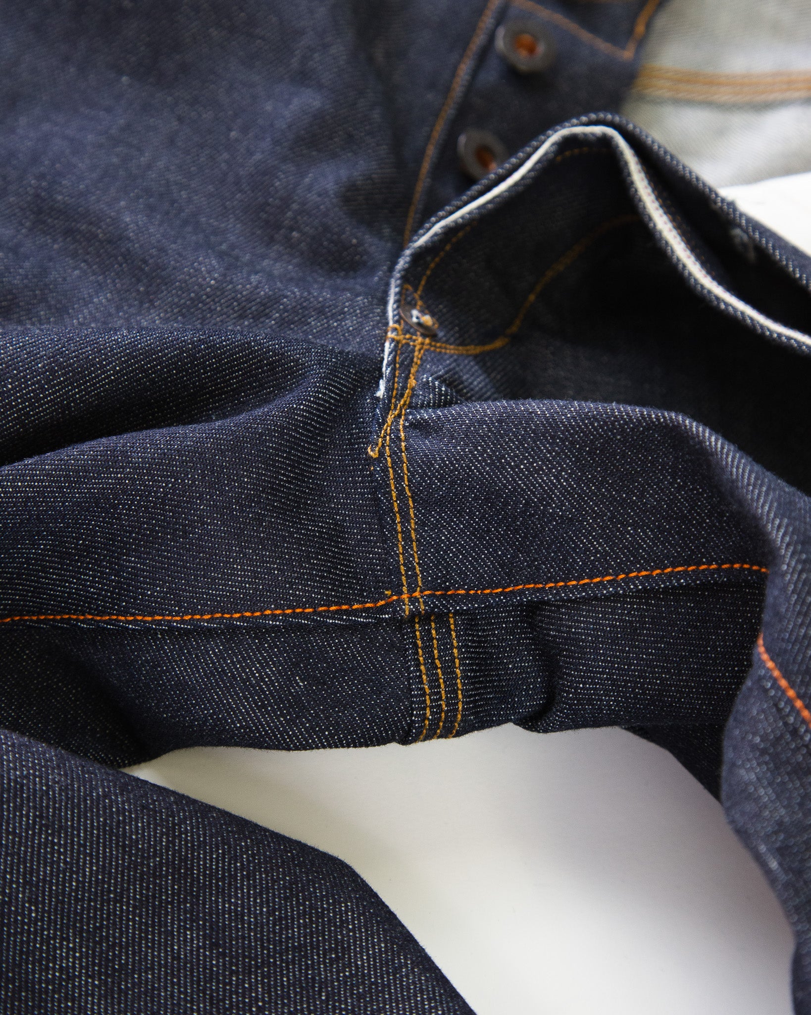 Crotch and Inseam Detail of Railcar Black Lot 001