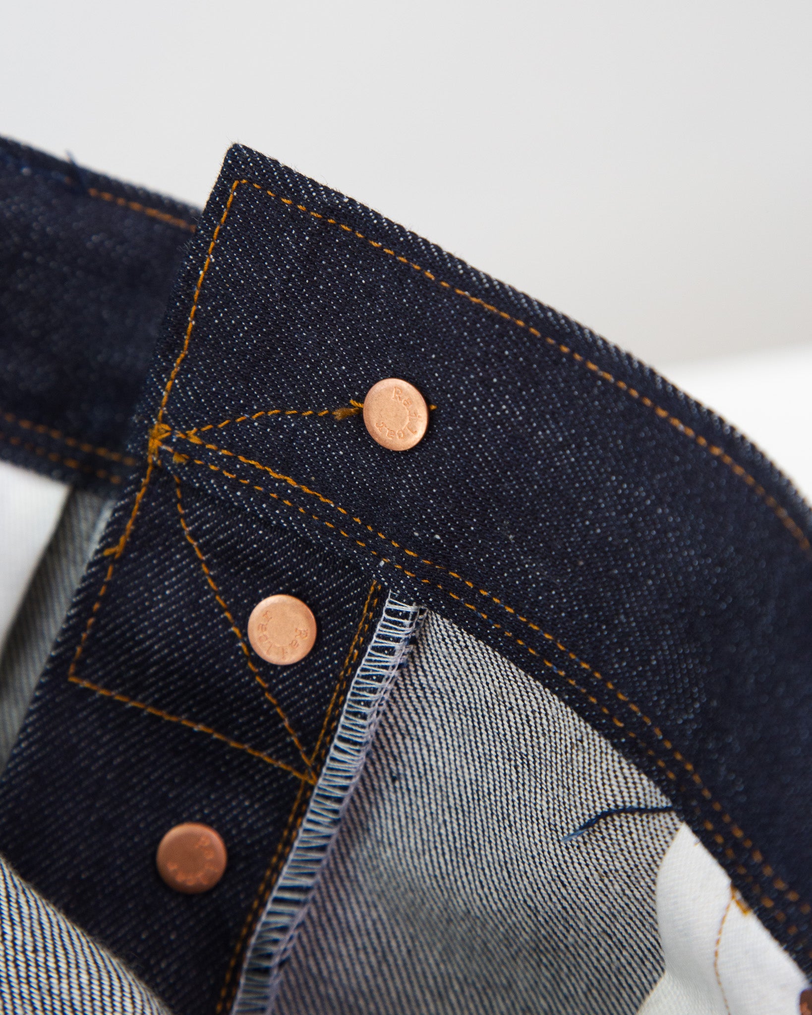 Interior Button Fly Detail of Railcar Black Lot 001