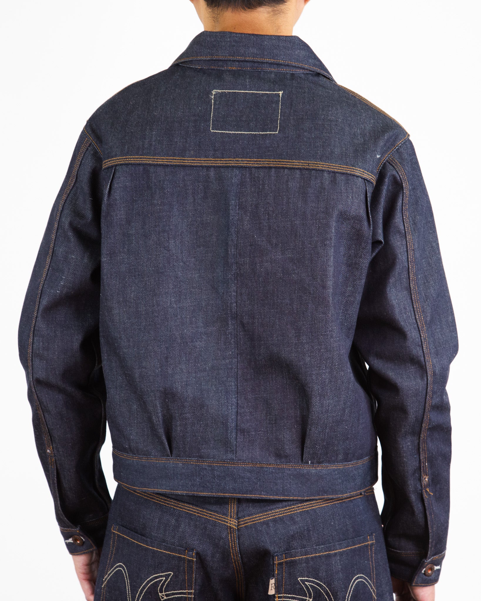 Model of Photo of Back of Railcar Black Invader Type 1 Jacket