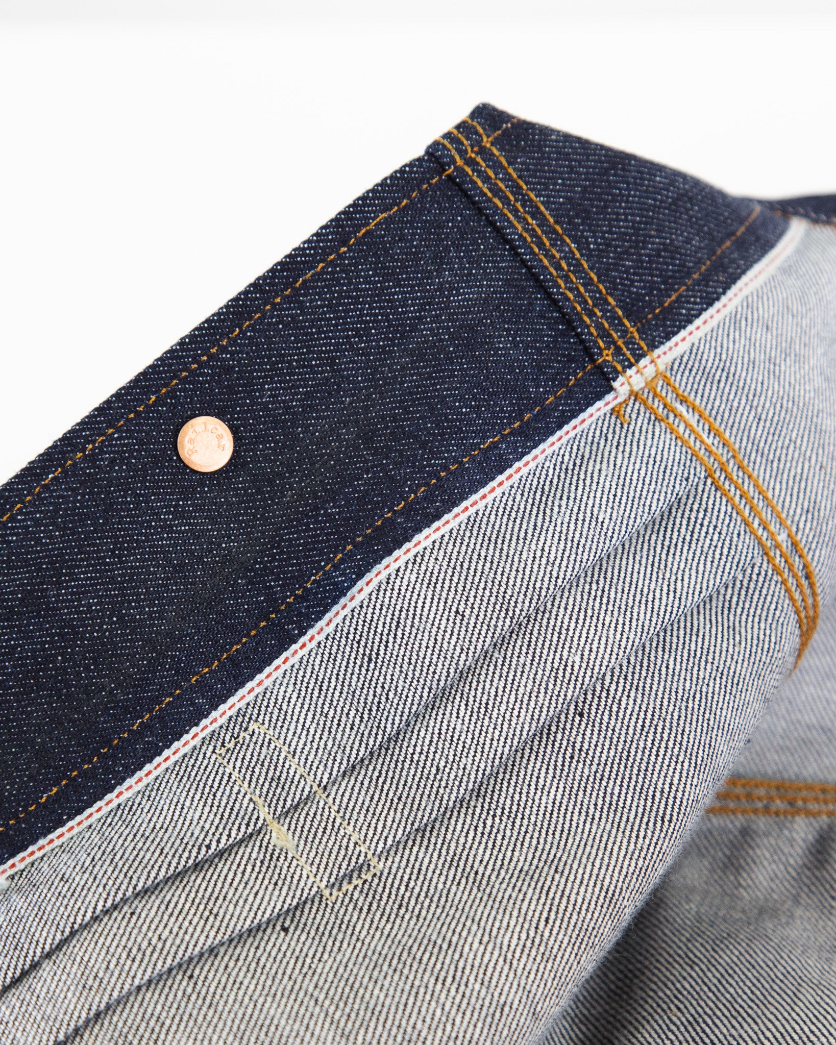 Interior Placket Detail of Railcar Black Invader Type 1 Jacket