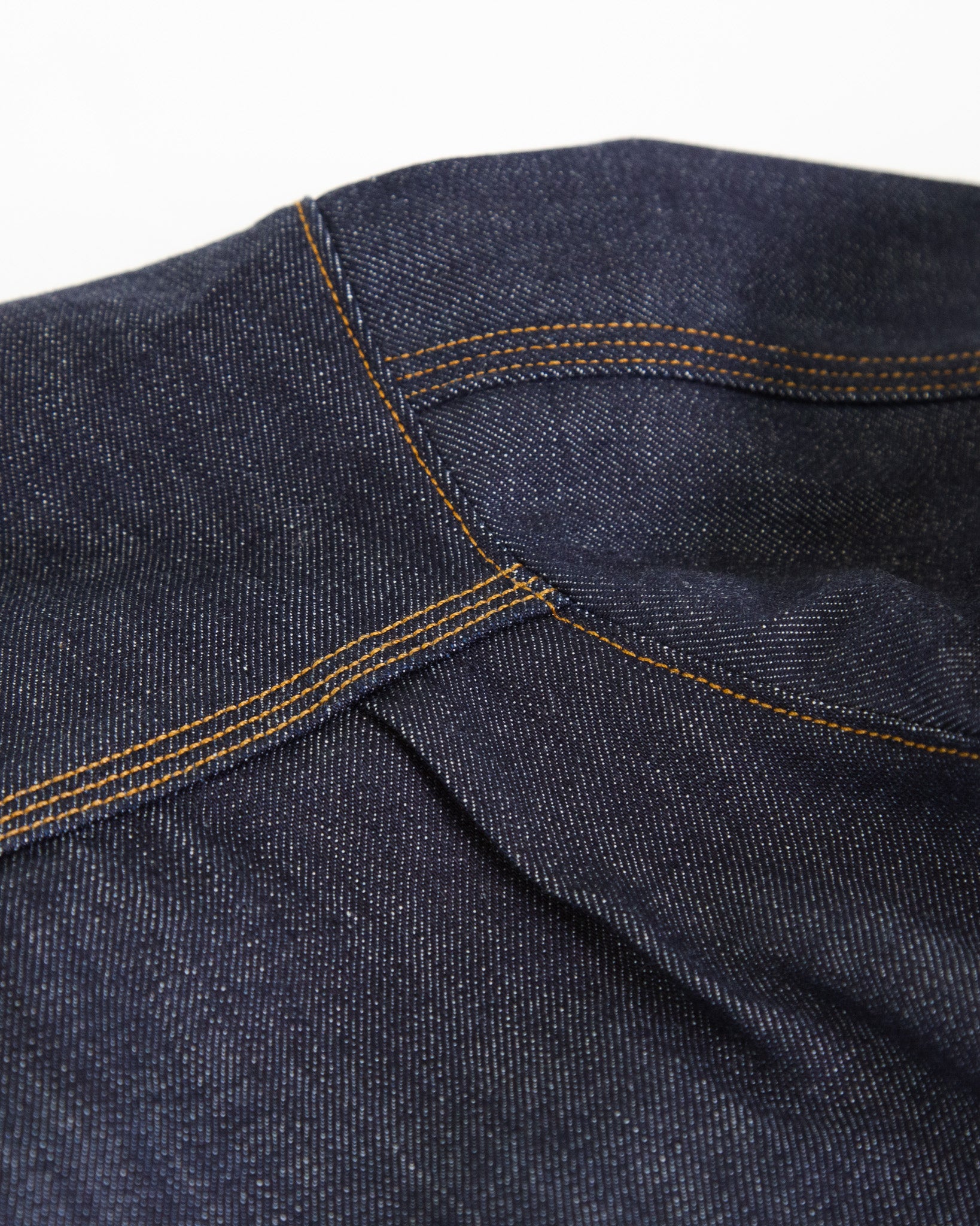 Back Shoulder Detail of Railcar Black Invader Type 1 Jacket