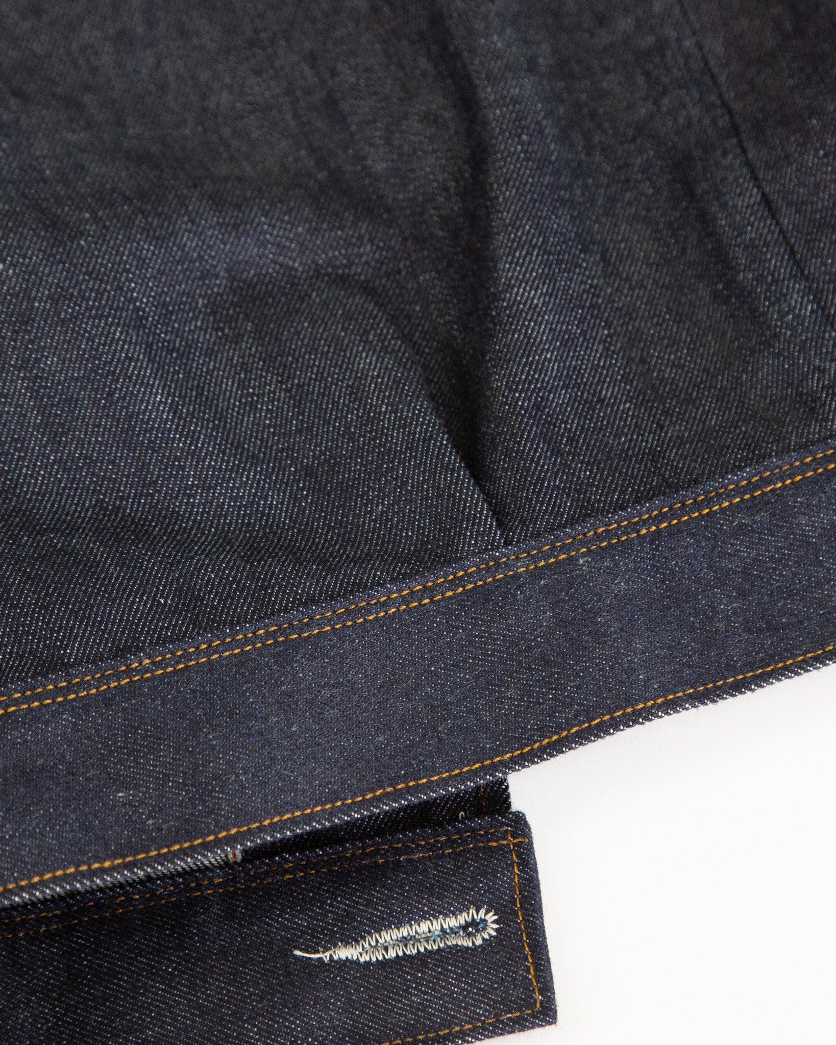 Waistband Detail of Railcar Black Invader Type 1 Jacket