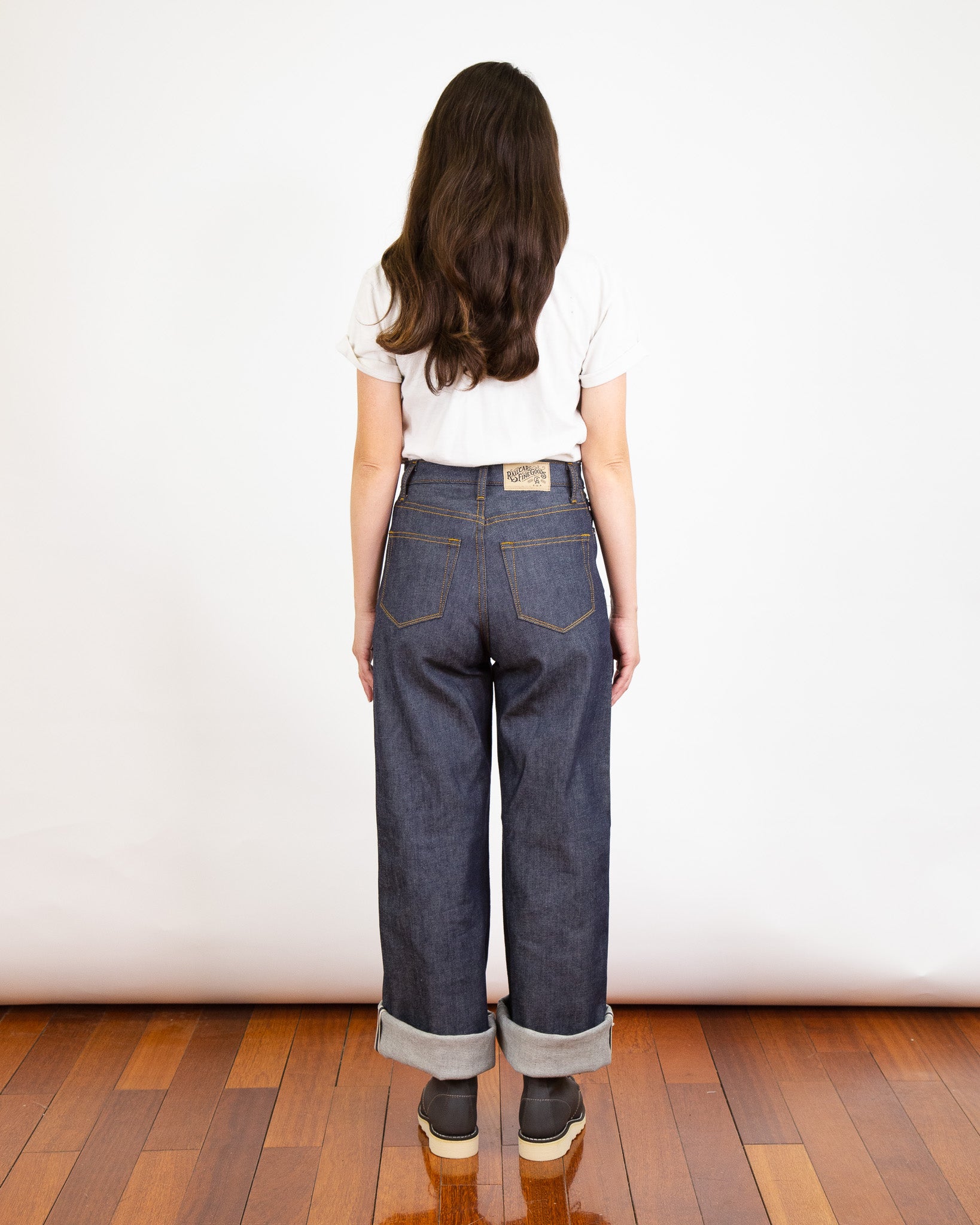 Model Photo of Back of Emily X114 Jeans