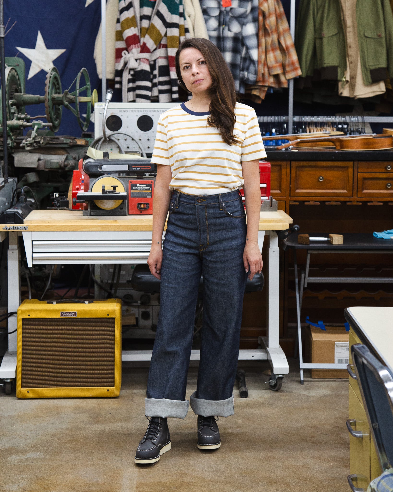 Lifestyle Photo of Emily X114 Jeans