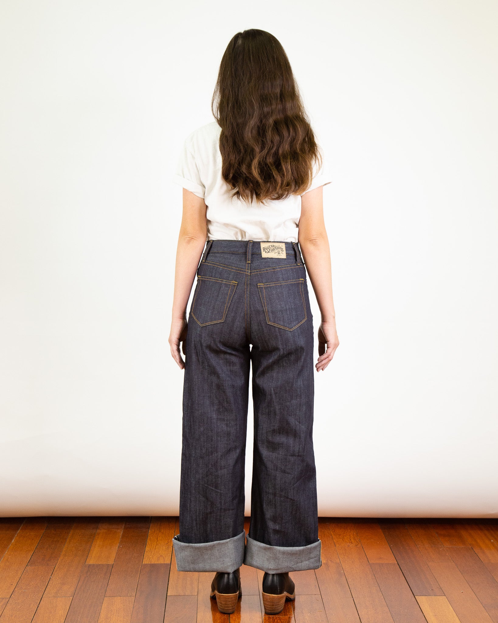 Model Photo of Back of Emily X081 Jeans