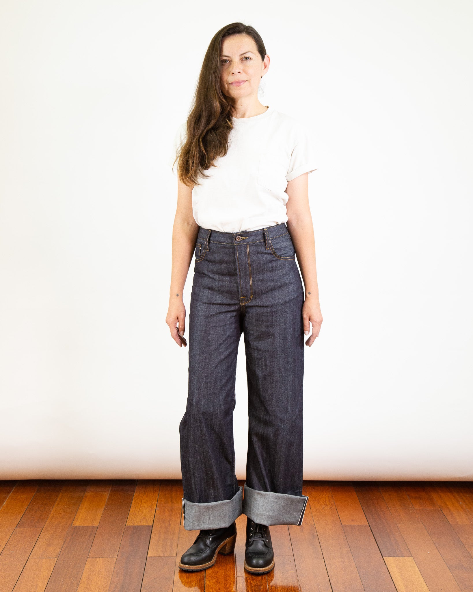 Model Photo of Front of Emily X081 Jeans